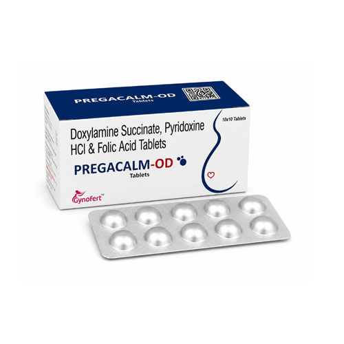 Doxylamine Succinate, Pyridoxine HCl & Folic Acid Tablets