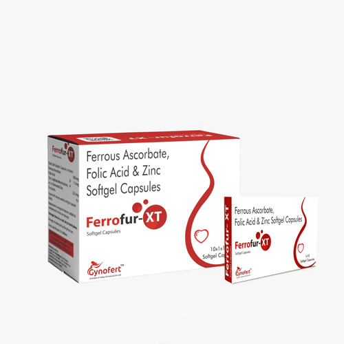 Ferrous Ascorbate, Folic Acid and Zinc Softgel Capsules